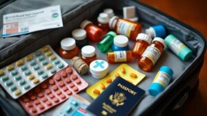 essential travel medication checklist