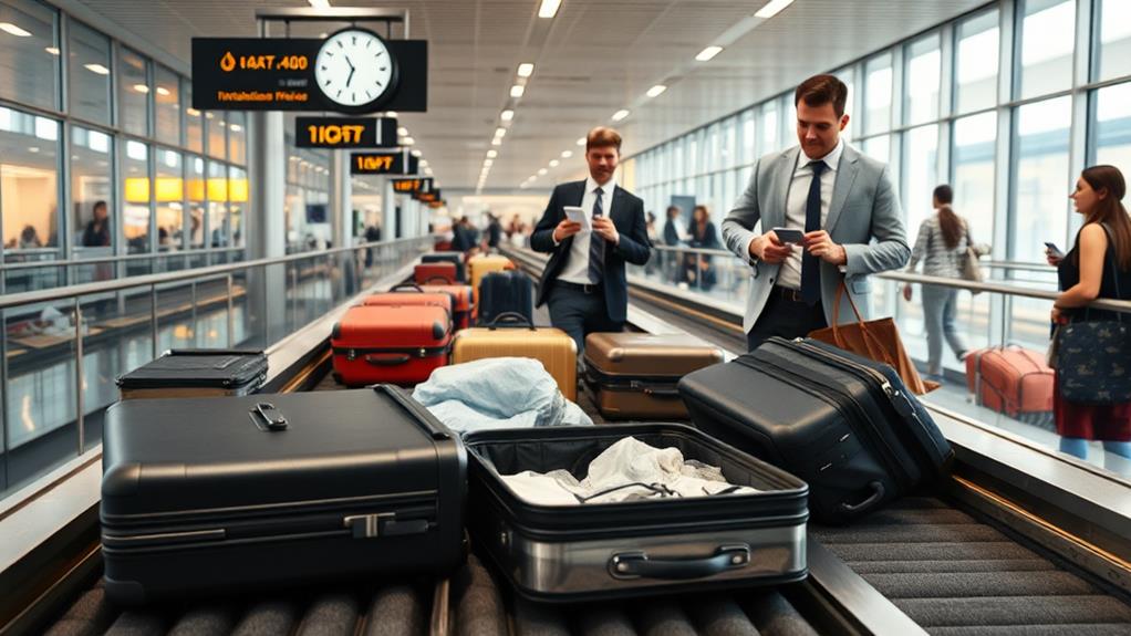 lost luggage and delays