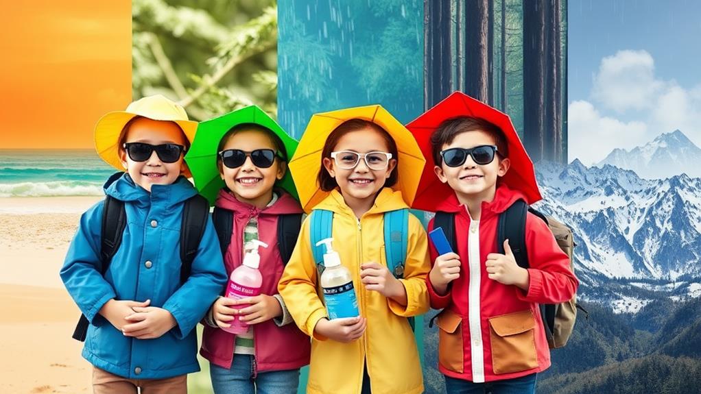 Weather-Appropriate Clothing and Accessories
