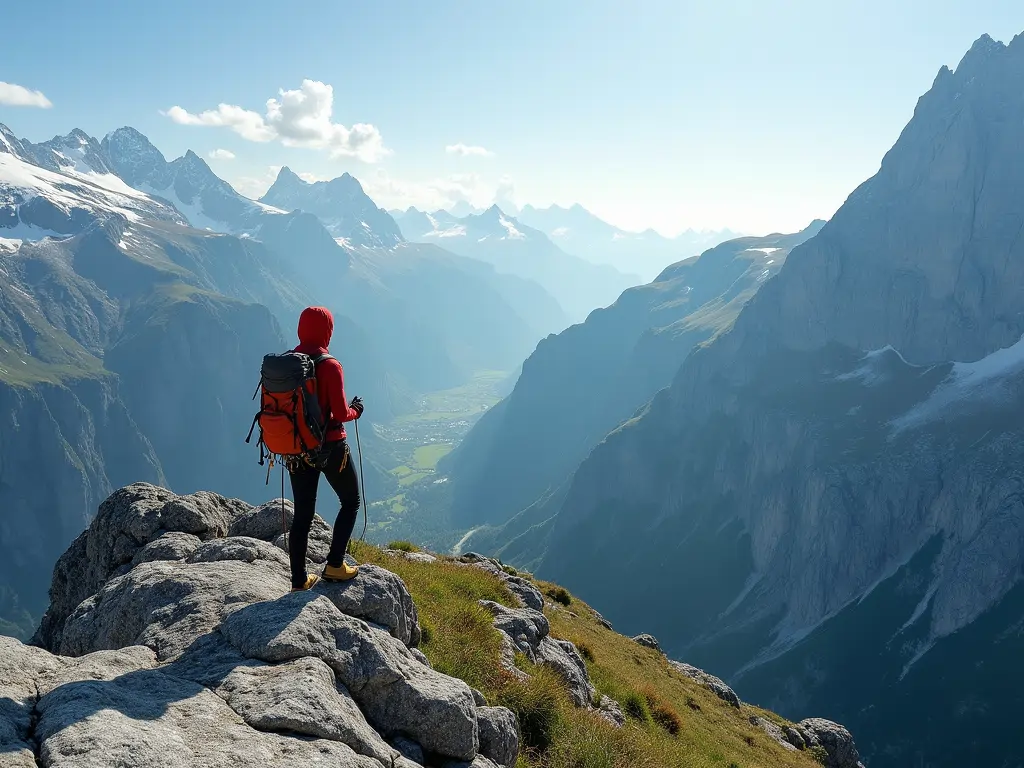 Ready to conquer new heights in the Western Alps