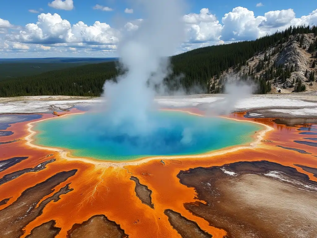 Yellowstone's otherworldly landscapes