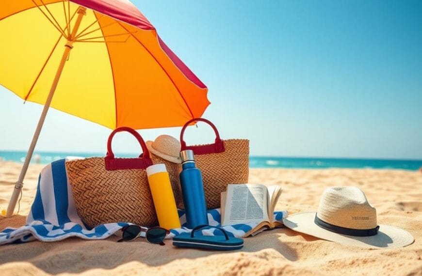 essential beach getaway items