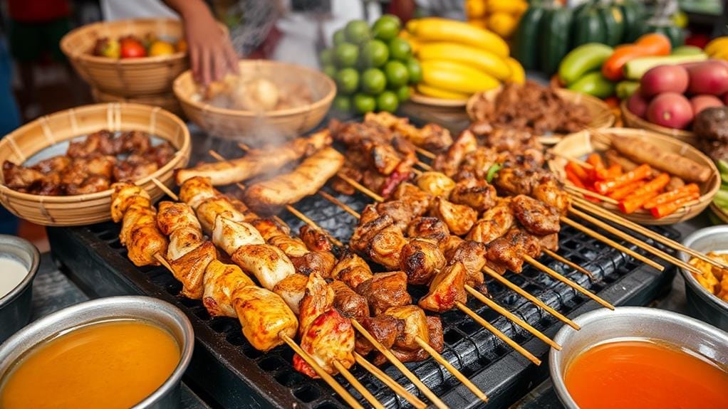 grilled skewers culinary treat