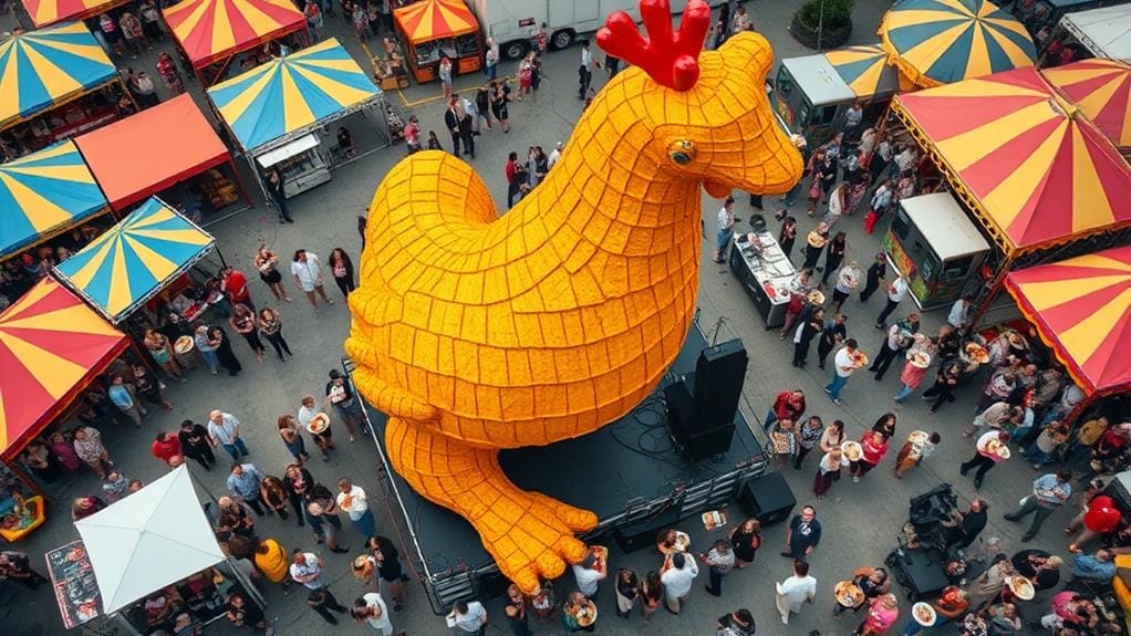 delicious fried chicken celebration