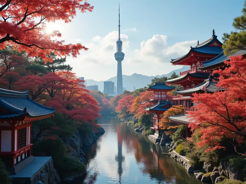 Senso ji Temple to the towering Tokyo Skytree