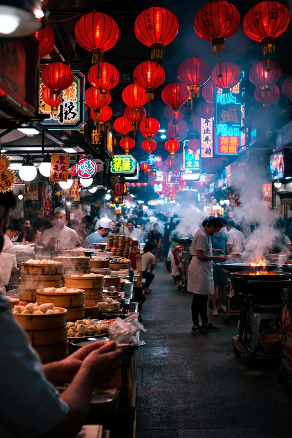 vibrant evening market experience